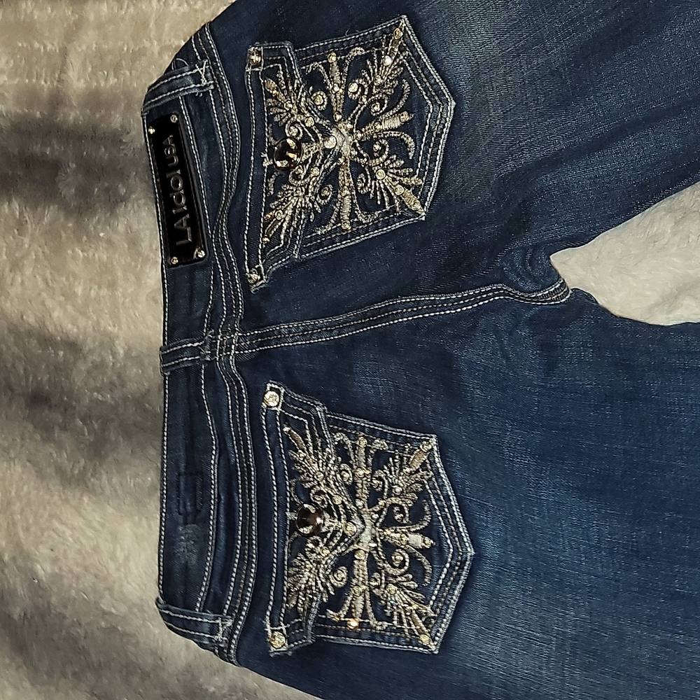 LA IDOL Jeans Sz 11 bootcut
